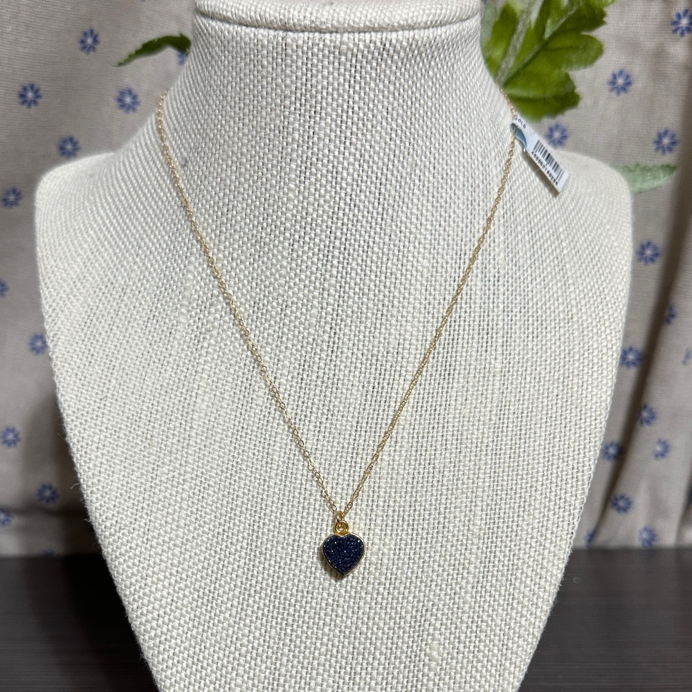 Gold Heart Pendant Necklace